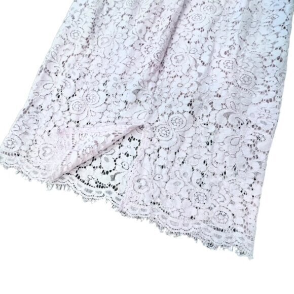 Express Y2K Dress Sz 0 Pink Eyelet Corset Sleeveless Satin Barbie Cottage Fairy - Picture 12 of 13